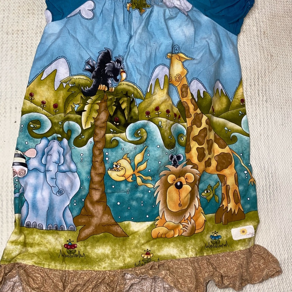3/20 🎃Girls custom dresses/tunic size 3 - Picture 1 of 2